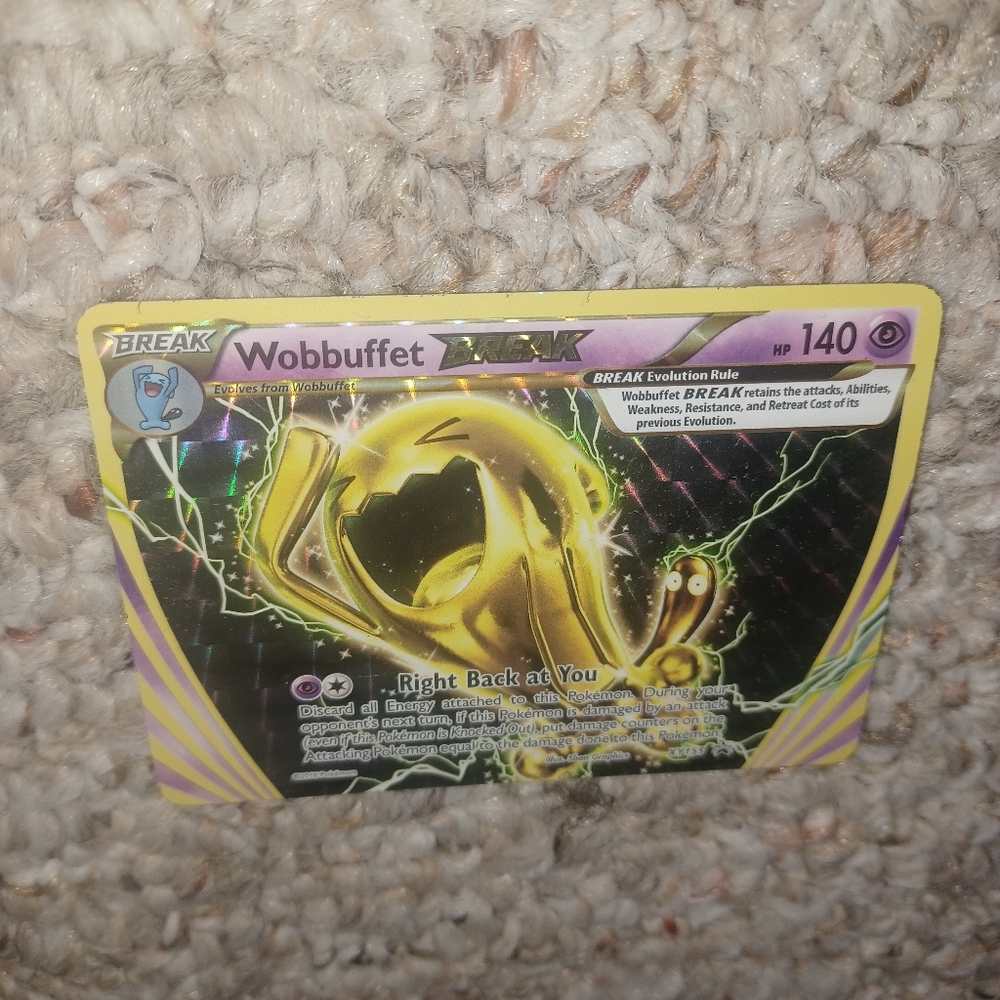 Wobbuffet BREAK Pokemon Card